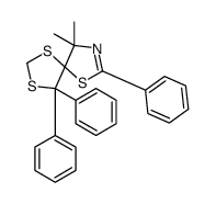 4,4-dimethyl-2,9,9-triphenyl-1,6,8-trithia-3-azaspiro[4.4]non-2-ene Structure