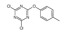 2,4-dichloro-6-p-tolyloxy-[1,3,5]triazine结构式