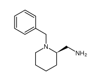 (R)-(1-benzylpiperidin-2-yl)methanamine结构式