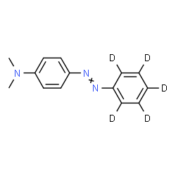 N,N-dimethyl-4-(phenyldiazenyl)aniline-d5 Structure