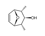 (1R,2R,3s,4S,5S)-2,4-dimethyl-8-oxa-bicyclo[3.2.1]oct-6-en-3-ol结构式
