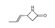 E/Z-4-Prop-1-enyl-2-azetidinon结构式