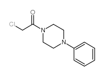 2-chloro-1-(4-phenylpiperazin-1-yl)ethanone Structure