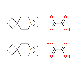 7-thia-2-aza-spiro[3.5]nonane 7,7-dioxide hemioxalate Structure