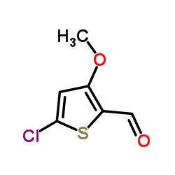 5-Chloro-3-methoxy-2-thiophenecarbaldehyde结构式