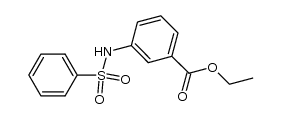 ethyl 3-[(phenylsulfonyl)amino]benzoate Structure