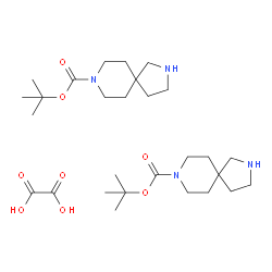 tert-butyl 2,8-diazaspiro[4.5]decane-8-carboxylate hemioxalate Structure