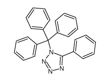5-phenyl-1-trityl-1H-tetrazole Structure
