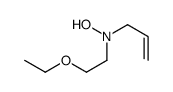 N-(2-ethoxyethyl)-N-prop-2-enylhydroxylamine Structure