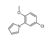 1-(5-chloro-2-methoxyphenyl)-1H-pyrrole Structure