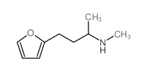 N-[3-(2-呋喃基)-1-甲基丙基]-n-甲胺结构式
