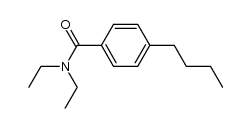 4-butyl-N,N-diethylbenzamide Structure