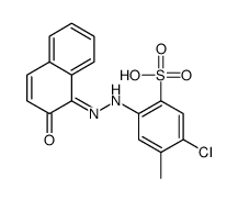 2-chloro-5-[(2-hydroxy-1-naphthyl)azo]toluene-4-sulphonic acid structure