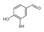 Benzaldehyde, 4-hydroxy-3-mercapto- (9CI) picture