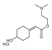 2-(dimethylamino)ethyl 2-(4-hydroxycyclohexylidene)acetate,hydrochloride结构式