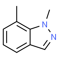 1,7-二甲基-1H-吲唑结构式