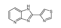 2-thiazol-4-yl-1(3)H-imidazo[4,5-b]pyridine Structure