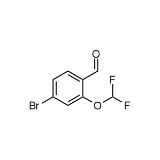 4-Bromo-2-(difluoromethoxy)benzaldehyde Structure