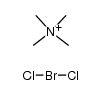 tetramethyl-ammonium, dichloro bromate(I) Structure