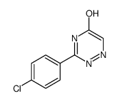 3-(4-chlorophenyl)-2H-1,2,4-triazin-5-one Structure