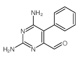 4-Pyrimidinecarboxaldehyde, 2,6-diamino-5-phenyl- Structure