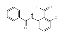 2-(苯甲酰基氨基)-6-氯苯甲酸结构式
