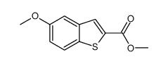 5-甲氧基苯并[b]噻吩-2-羧酸甲酯结构式