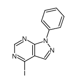 4-iodo-1-phenyl-1H-pyrazolo[3,4-d]pyrimidine Structure