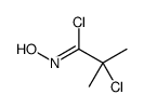 2-chloro-N-hydroxy-2-methylpropanimidoyl chloride结构式