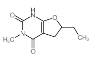 8-ethyl-4-methyl-9-oxa-2,4-diazabicyclo[4.3.0]non-10-ene-3,5-dione Structure