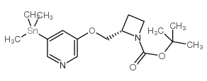 5-碘-A-85380,5-三甲基锡烷基N-BOC衍生物结构式