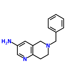 6-Benzyl-5,6,7,8-tetrahydro-1,6-naphthyridin-3-amine Structure