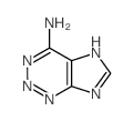 7H-Imidazo[4,5-d]-1,2,3-triazin-4-amine结构式