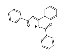 N-((Z)-3-oxo-1,3-diphenylprop-1-en-1-yl)benzamide Structure