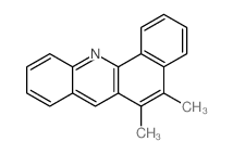 Benz[c]acridine,5,6-dimethyl-结构式