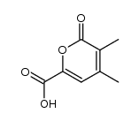 4,5-dimethyl-6-oxo-6H-pyran-2-carboxylic acid Structure