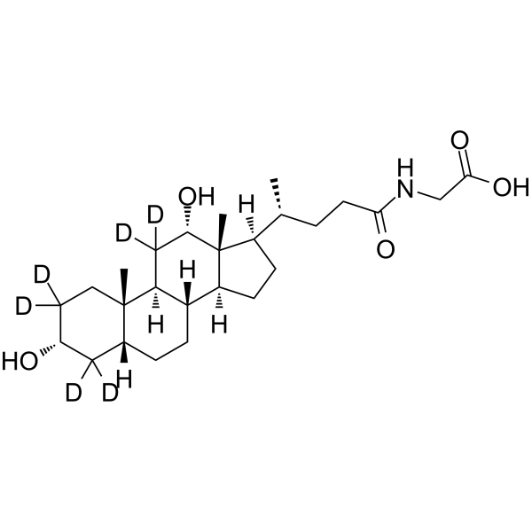 Glycodeoxycholic Acid-d6结构式