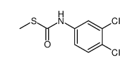 S-METHYL (3,4-DICHLOROPHENYL)CARBAMOTHIOATE Structure