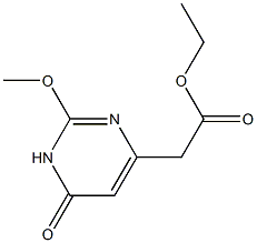 ethyl 2-(2-methoxy-6-oxo-1,6-dihydropyrimidin-4-yl)acetate Structure