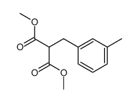 Dimethyl 2-(3-methylbenzyl)malonate结构式