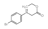 Glycine,N-(4-bromophenyl)-, ethyl ester Structure
