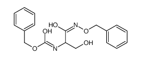 (R,S)-[1-[(Benzyloxy)carbamoyl]-2-hydroxyethyl]carbamic Acid Benzyl Ester结构式