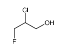 2-chloro-3-fluoropropan-1-ol Structure