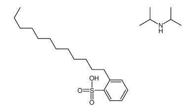 dodecylbenzenesulphonic acid, compound with diisopropylamine (1:1)结构式