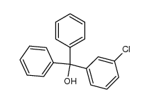 (3-氯苯基)二苯基甲醇结构式