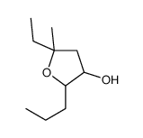 5-ethyl-5-methyl-2-propyloxolan-3-ol Structure