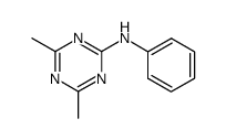 (4,6-dimethyl-[1,3,5]triazin-2-yl)-phenyl-amine Structure