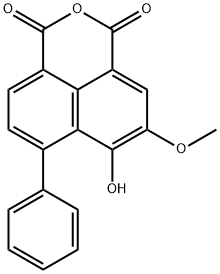 4-Hydroxy-3-methoxy-5-phenyl-1,8-naphthalic anhydride picture