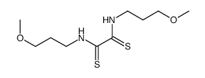 N,N'-Bis(3-methoxypropylamino)ethanebisthioamide Structure