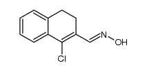 1-chloro-3,4-dihydronaphthalene-2-carbaldehyde oxime Structure